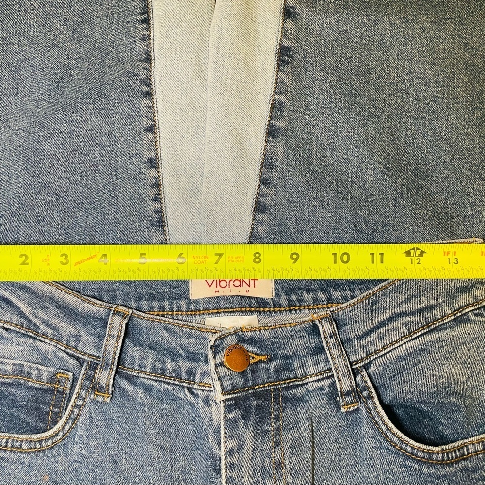Vibrant High Rise Light Blue Jeans - Picture 11 of 13